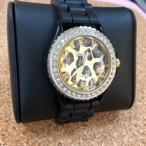 Genova Leopard Print Watch